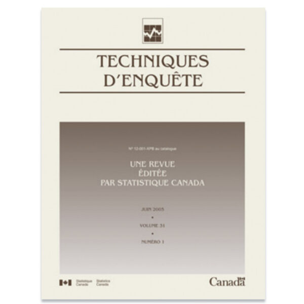 Techniques d'enquête : Juin 2006, volume 32, numéro 1